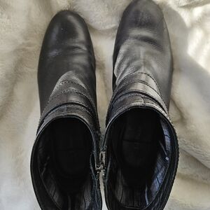 L.L. Bean Black Rubber Sole Boots